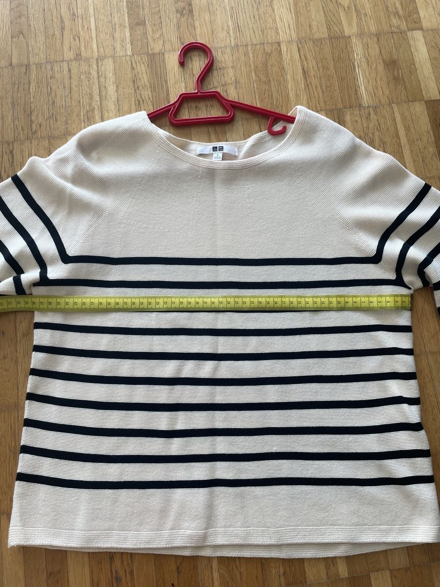 Uniqlo Maglioni & Felpe: Uniqlo Pullover striped cream black size S – Nuovo (secondo la descrizione) da Neuchatel venduto da shi_9fzw 2