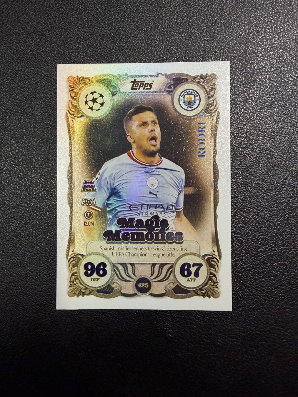 Topps Carte collezionabili: Topps Match Attax 2025/26 Rodri 425 – Nuovo (secondo la descrizione) da oberrüti venduto da jeanmei