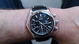 Ebel 1911 BTR-Chronograph, Zifferblatt Carbon