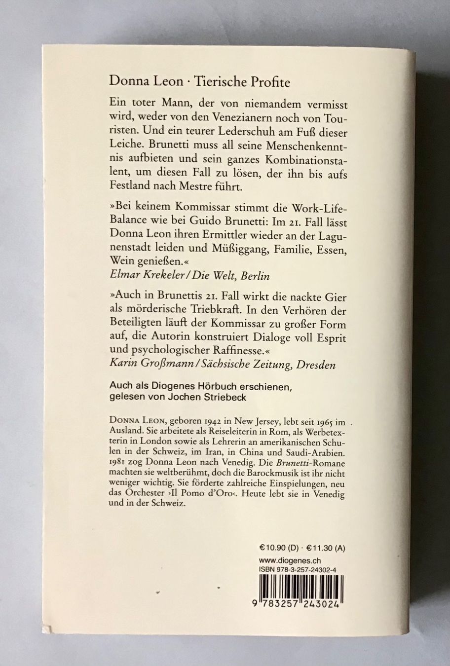 Libri: Donna Leon, Fall 21: Tierische Profite – Usato da Bubendorf venduto da Alpenheidi 1