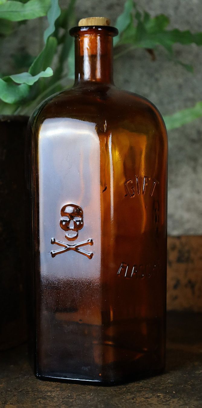 Laborzubehör: alte Giftflasche 1000 ml – Gebraucht aus Birrwil von brandschatz_birrwil 3