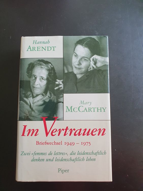 Buch: Briefwechsel Hannah Arendt mit Mary Mc Carthey | Comprare su Ricardo