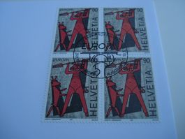 Marke Teufelsbrücke 1997, FDC + 4erblocks, 2 Belege