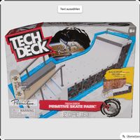 Tech Deck - Primitive Skate Park, Finger-Skateboard-Rampe