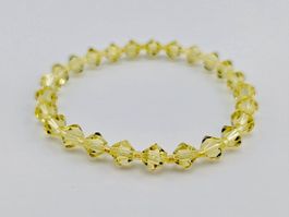 Damenarmband Bracelet Swarovski Kristalle in Gelb/Citrin