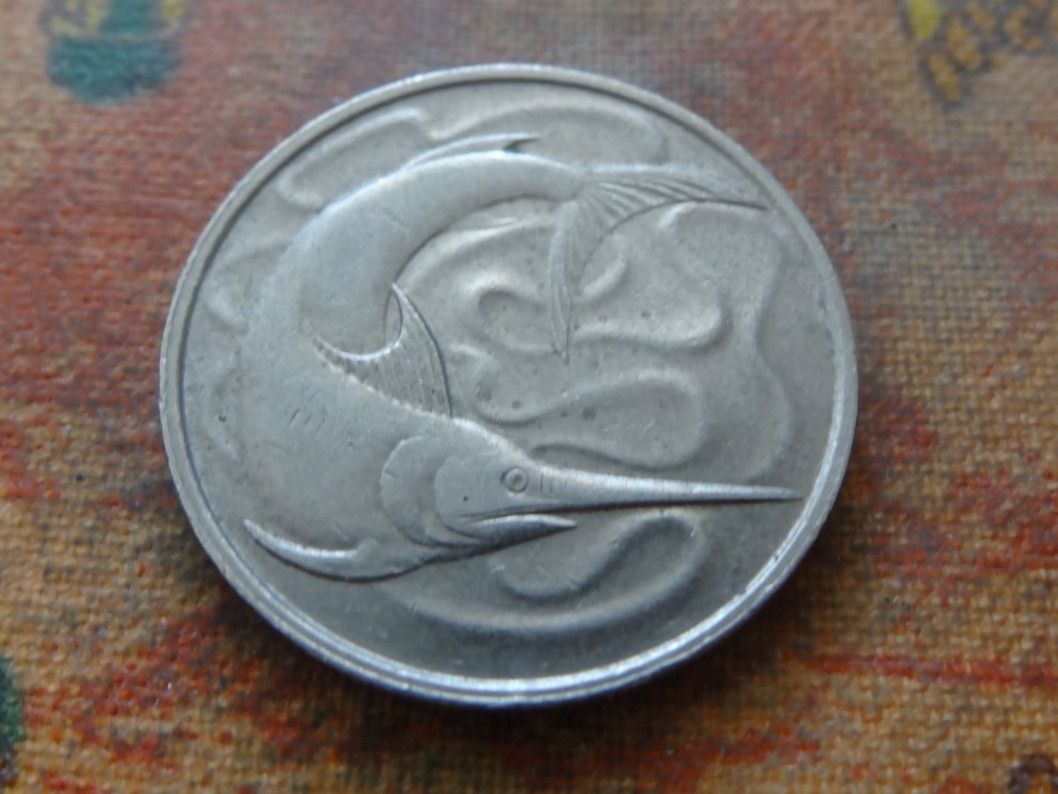 Alle Münzen: SINGAPOUR  20  Cents  1980 – Gebraucht aus Romanel-sur-Lausanne von Swift13 1