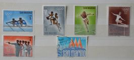 Briefmarken aus San Marino, gestempelt und ungestempelt