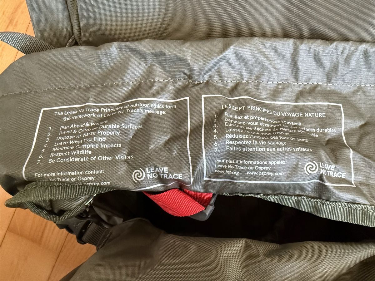 Osprey Zaini: OSPREY Kestrel 68L Backpack Kaki – Usato da Sils/Segl Maria venduto da DeFringues 5
