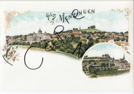 Gruss aus Menzingen - (AK Lithoansicht umj 1900 im Form. A4)