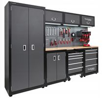 Werkstatteinrichtung mit LED | Werkstattschrank