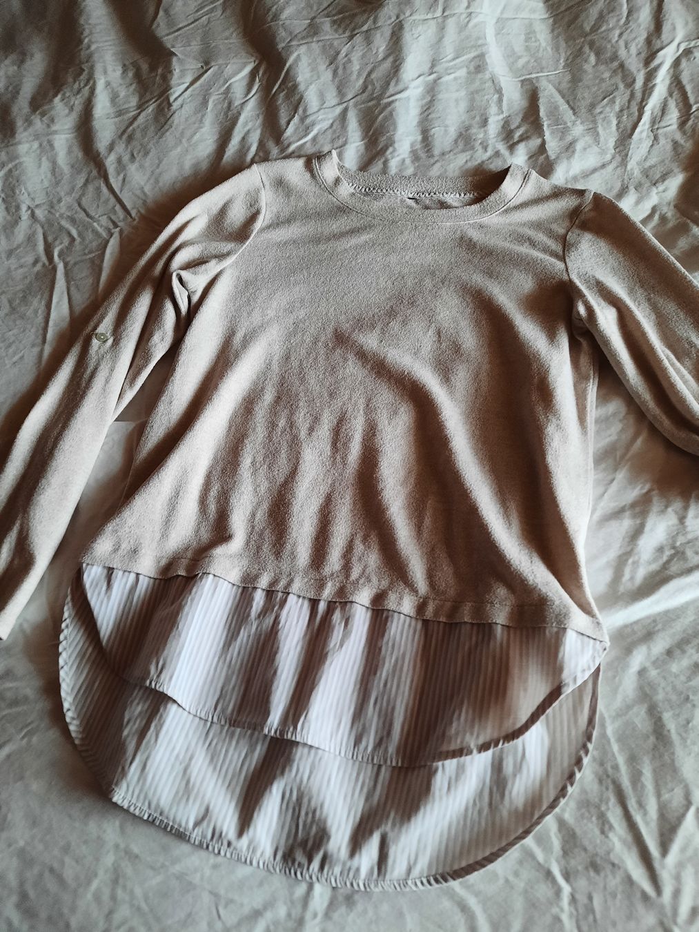 Pullover & Sweatshirts: Hübscher Damen-Pullover mit Hemdbluse-Einsatz, Gr.36/38🤍🦝 – Gebraucht aus Seewil von silkia 5