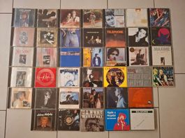 Lot de 39 CD musique française artistes variés bon état