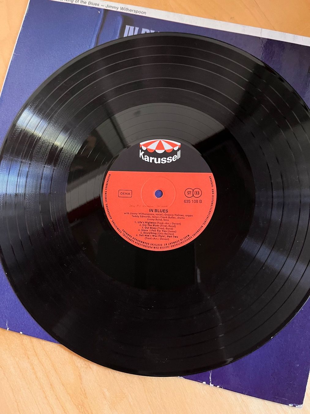 Dischi in vinile: Jimmy Witherspoon : In Blues, Schallplatte – Usato da Rüdlingen venduto da Timber_11 4