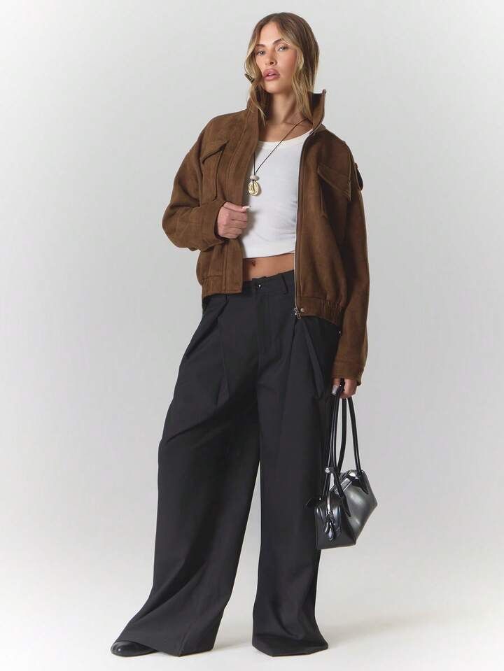 Giacche: Veste en simili daim – Nuovo e nell'imballaggio originale da Genève venduto da Annilu 2