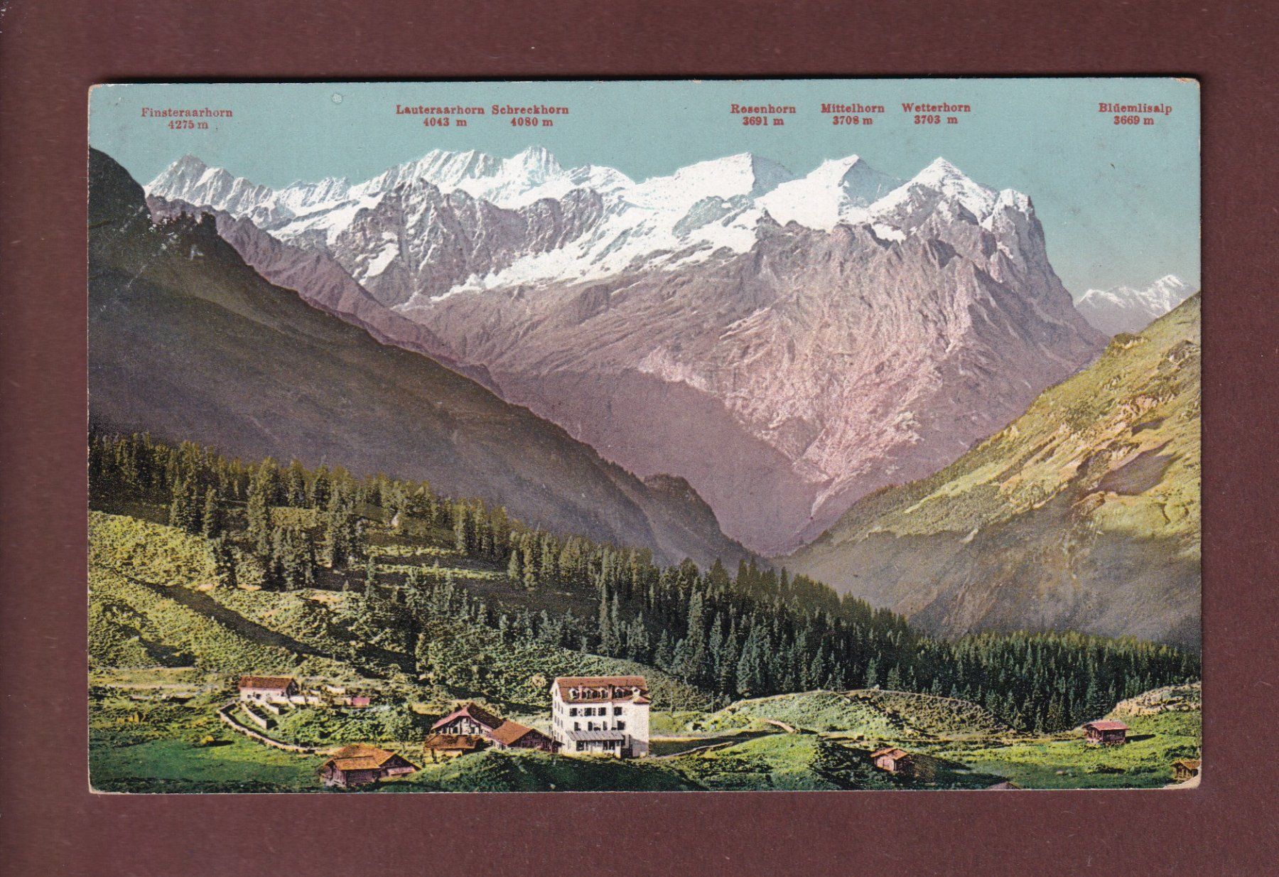 Cartoline postali: ENGSTLENALP - Berner-Hochalpen – Usato da Pully venduto da nicecards-shop
