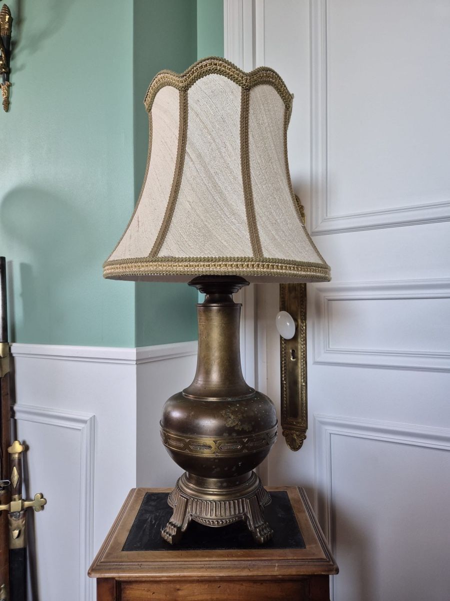 Lampade: Lampe ancienne en bronze19ème siècle – Usato da Tramelan venduto da La_mine_d_art 1