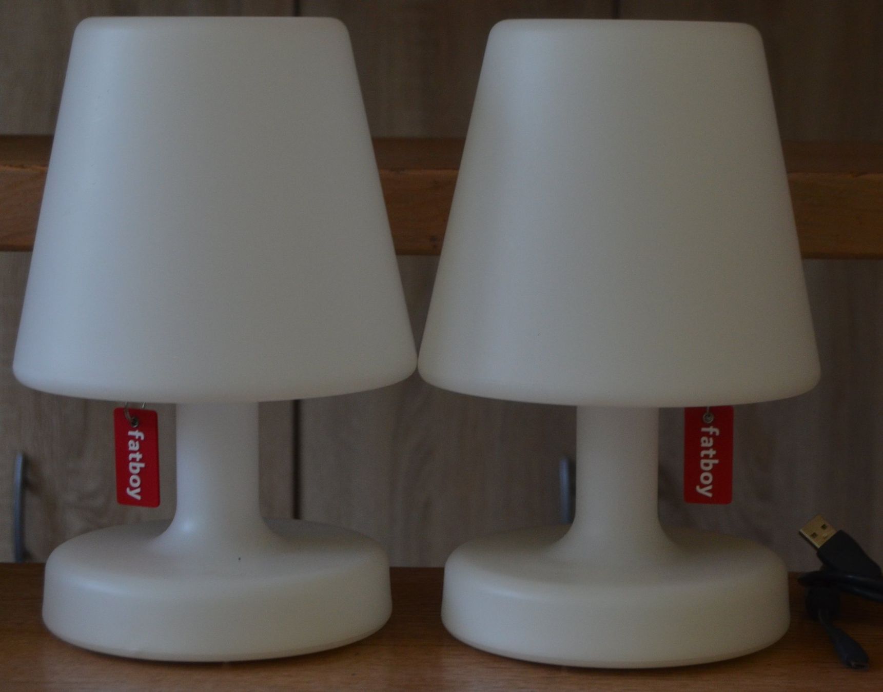 Fatboy Lampen: 2 x Fatboy Tischleuchte / lampe de table – Gebraucht aus Collonges von arashee 2