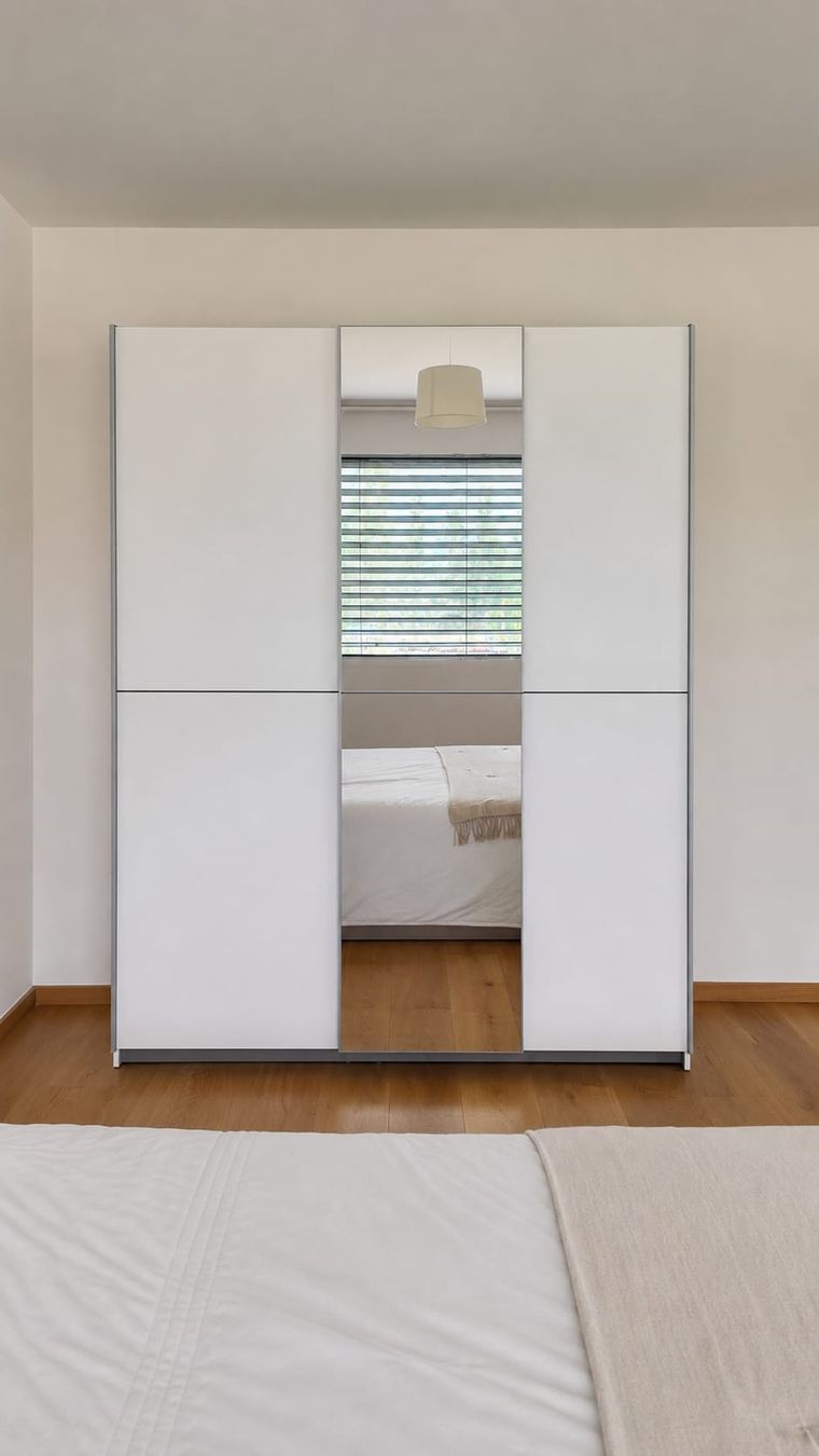 Armoires: Armoire avec 2 portes coulissantes et miroir – D'occasion à Fully par MrGabriel