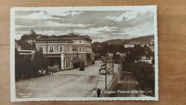 Lugano Piazzale della Statione um 1920