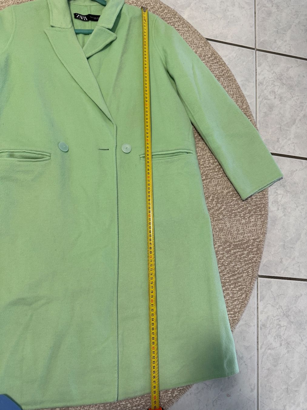 Zara Cappotti: Lime Green coat ,  Winter Essential! Size XS. – Usato da Effretikon venduto da lio_gjr8 6