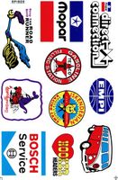 Sponsoren Logo Aufkleber Sticker 1Bogen 27x18cm Tuning ST492