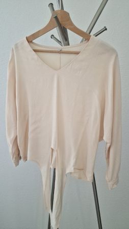 Vivance Bluse mit Bindedetail nude Gr. 34