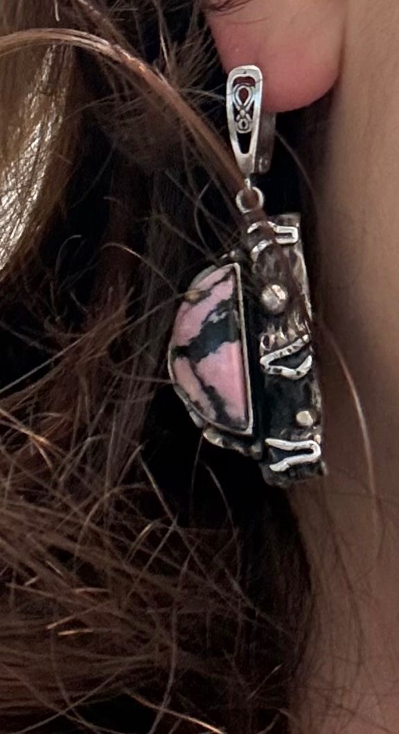 Altri gioielli: Handmade Pink Rhodonit Ring & Earrings Set – Usato da Glis venduto da lus_sx55 3