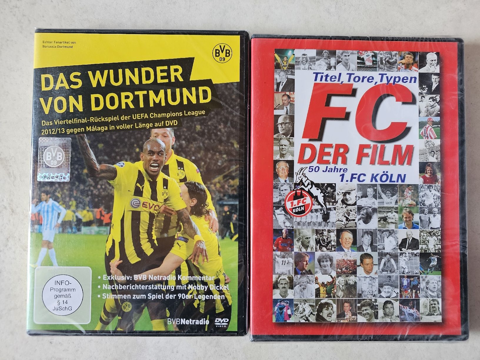 Alle DVDs: 2x Fussball DVD's  /  Fabrikneu – Neu und originalverpackt aus Schneisingen von backstore24
