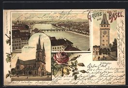 Litho Basel, Das Münster, St. Albanthor