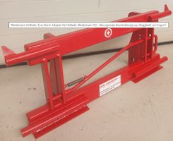 Euro Norm Adapter für Hoflader Weidemann HV