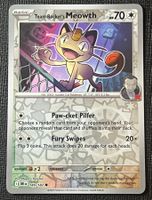 Pokemon Team Rocket’s Meowth 149/182 DRI Reverse Holo