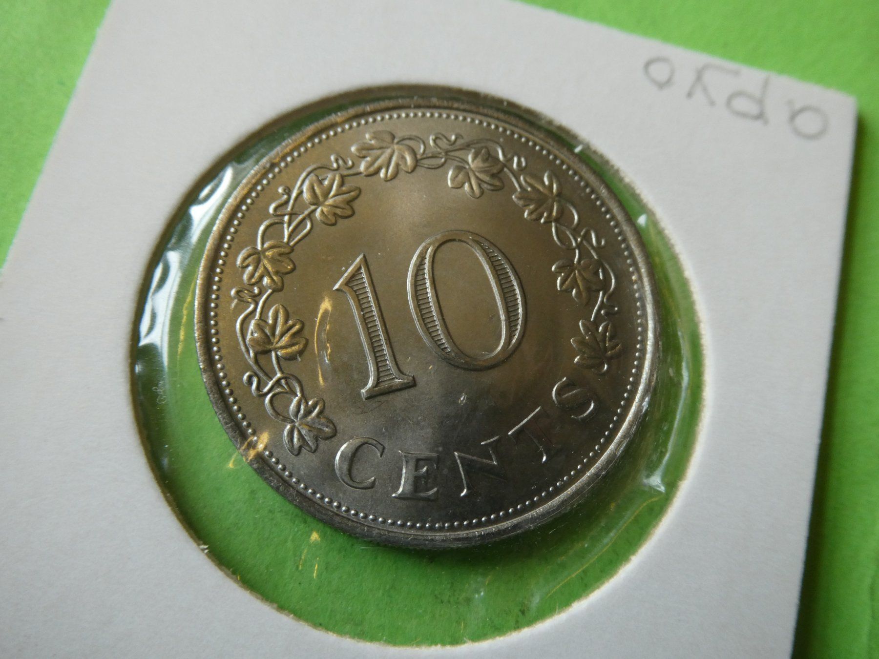 Toutes les monnaies: Malta 1972, 10 Cents   stgl – D'occasion à Hinterforst par Rohusri 1