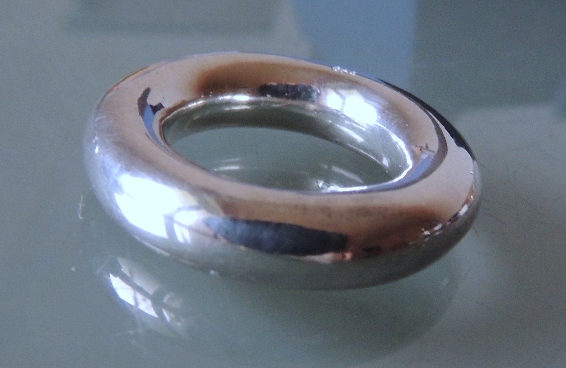 Anelli: Massiver Silber 925 Fingerring Gr. 53 – Usato da Waldenburg venduto da schaller707