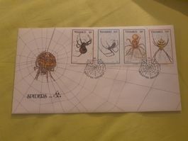 Enveloppe Premier Jour Illustrée "Araignées" Transkei 1987🕷