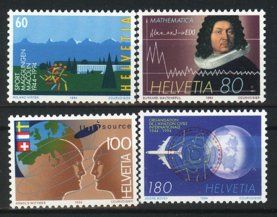 Alle Briefmarken: 1994, Sonderpostmarken II ** – Gebraucht aus Willisau von Vollstempel