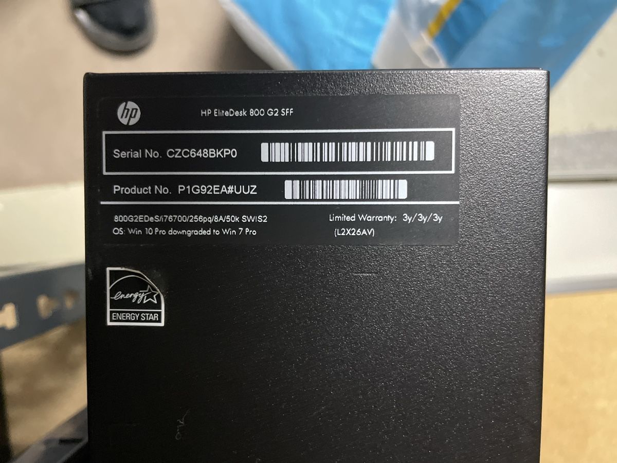 Hewlett Packard PC: HP Elitedesk 800 G2 – Usato da Abtwil sg venduto da Kueng.MultiOutlet 2