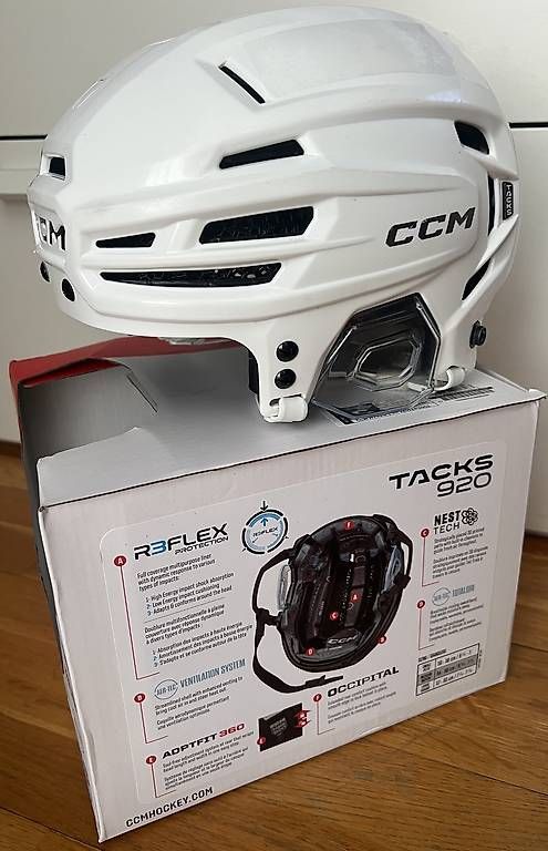 Helme: CCM TACKS 920 Helmet without cage S White – Gebraucht aus Sigirino von mag_96wh 1