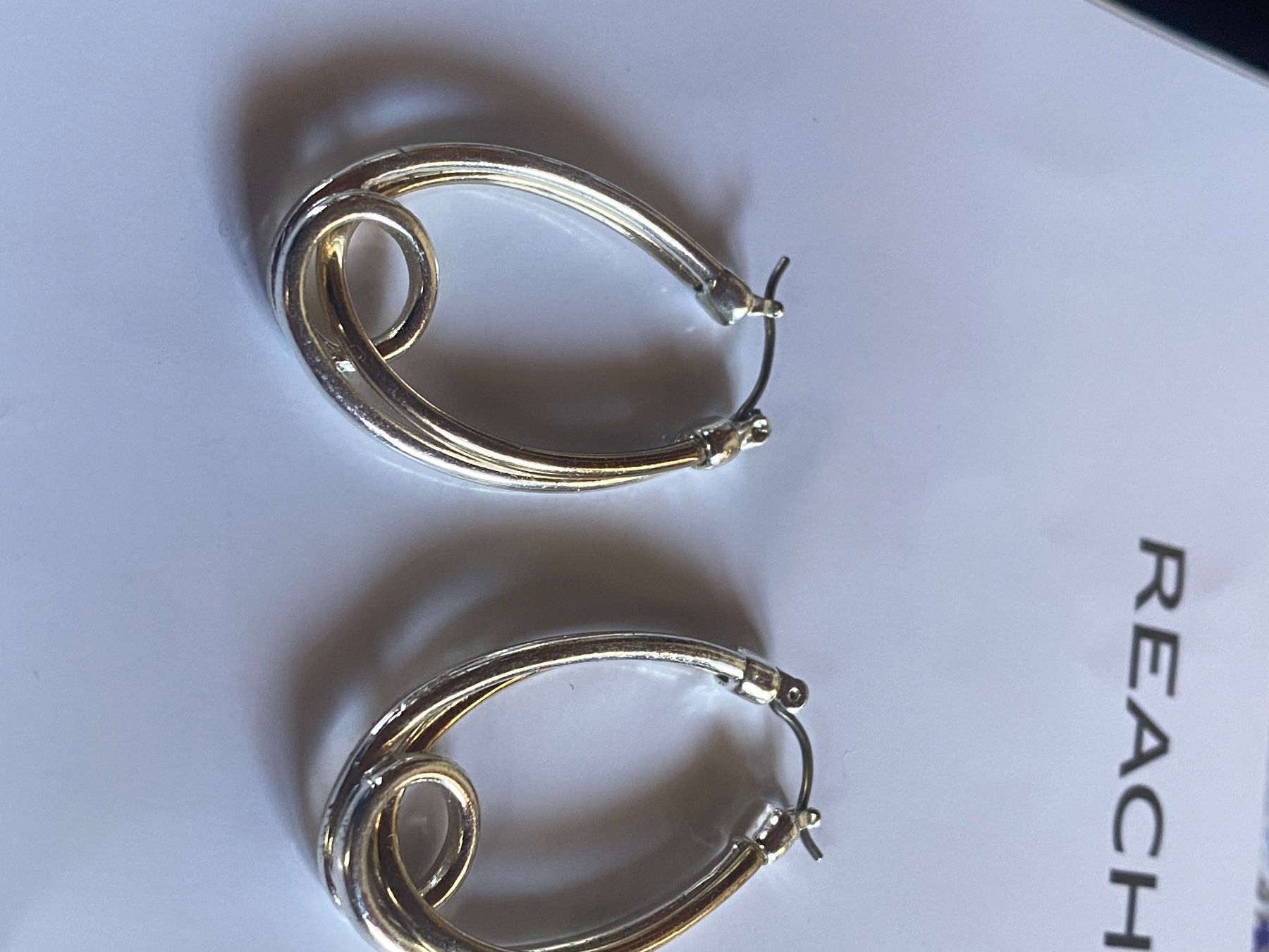 Orecchini pendenti & Orecchini a lobo: Boucles d oreilles 2 couleurs or et argent – Usato da Belmont-sur-Lausanne venduto da chu_vxf5 1