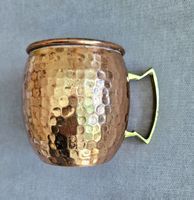 Stylish Copper Cup with Messing Handle 