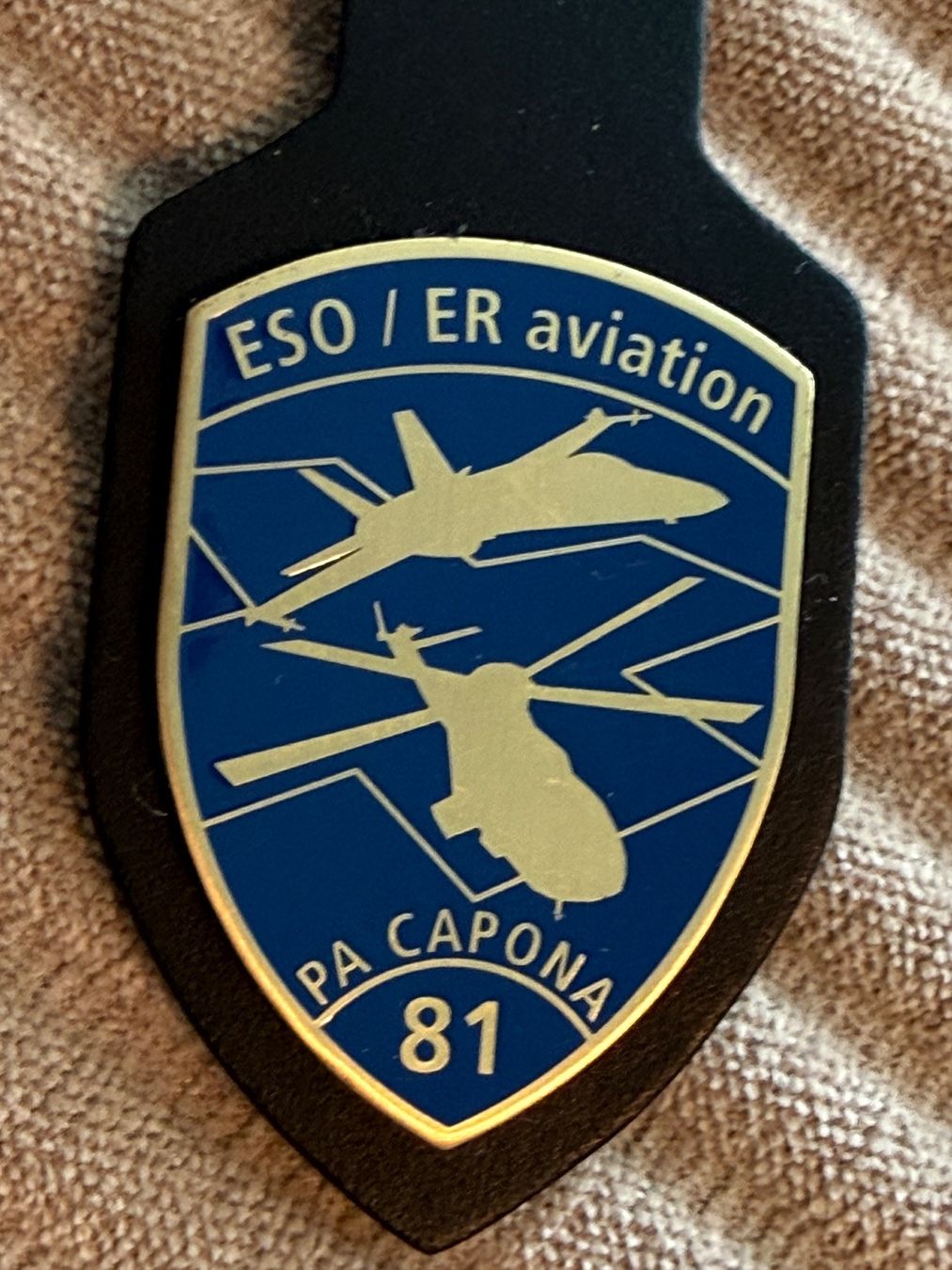Schweizer Armee Placchette & Badge: Brustanhänger: ESO/ER Aviation 81 - Schweizer Luftwaffe – Nuovo (secondo la descrizione) da Brütten venduto da Hst1