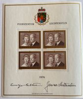 Liechtenstein Kleinbogen 1974 **