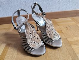 IXOS │ Sandaletten mit gestickter Ornament-Applikation │ 36