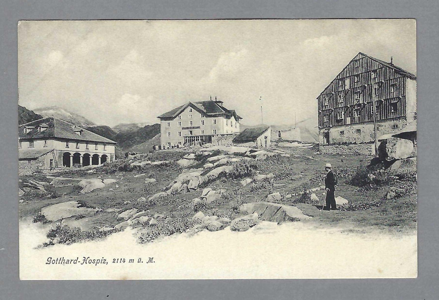 Cartoline postali: GOTTHARD HOSPIZ, * – Usato da Pura venduto da ulisse1957