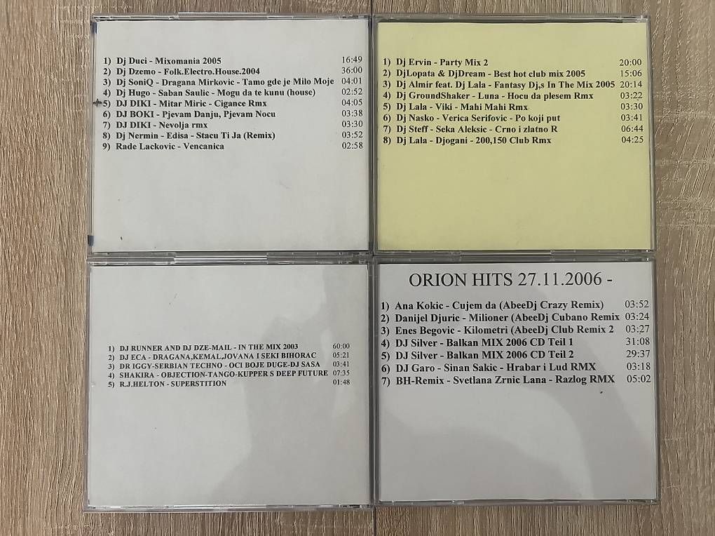 CD: Balkan Megamix x Remix 2 rare 4 cds – Usato da Zofingen venduto da Kolega01 3