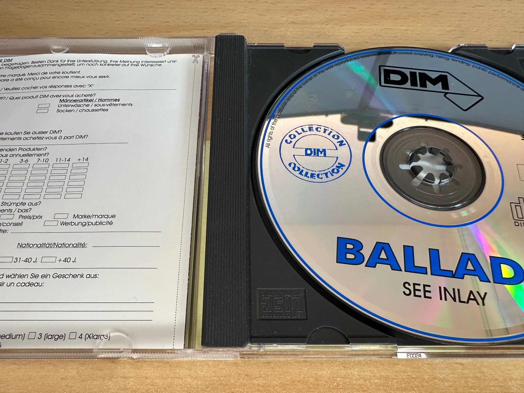 CD: Various – Ballads Vol. 1 – Usato da Rikon im Tösstal venduto da Alpenmutz 2
