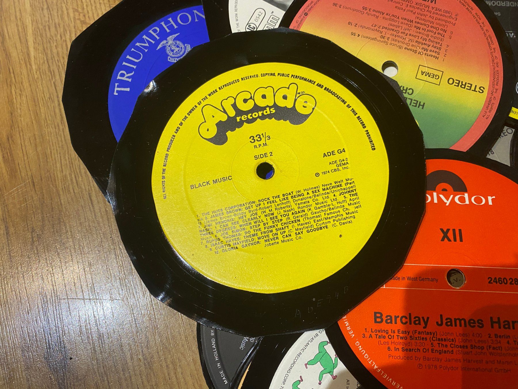 Dischi in vinile: Schallplatten Vinyl Labels 120 Stk. – Usato da Basel venduto da FatCatPacksTheRatt 5