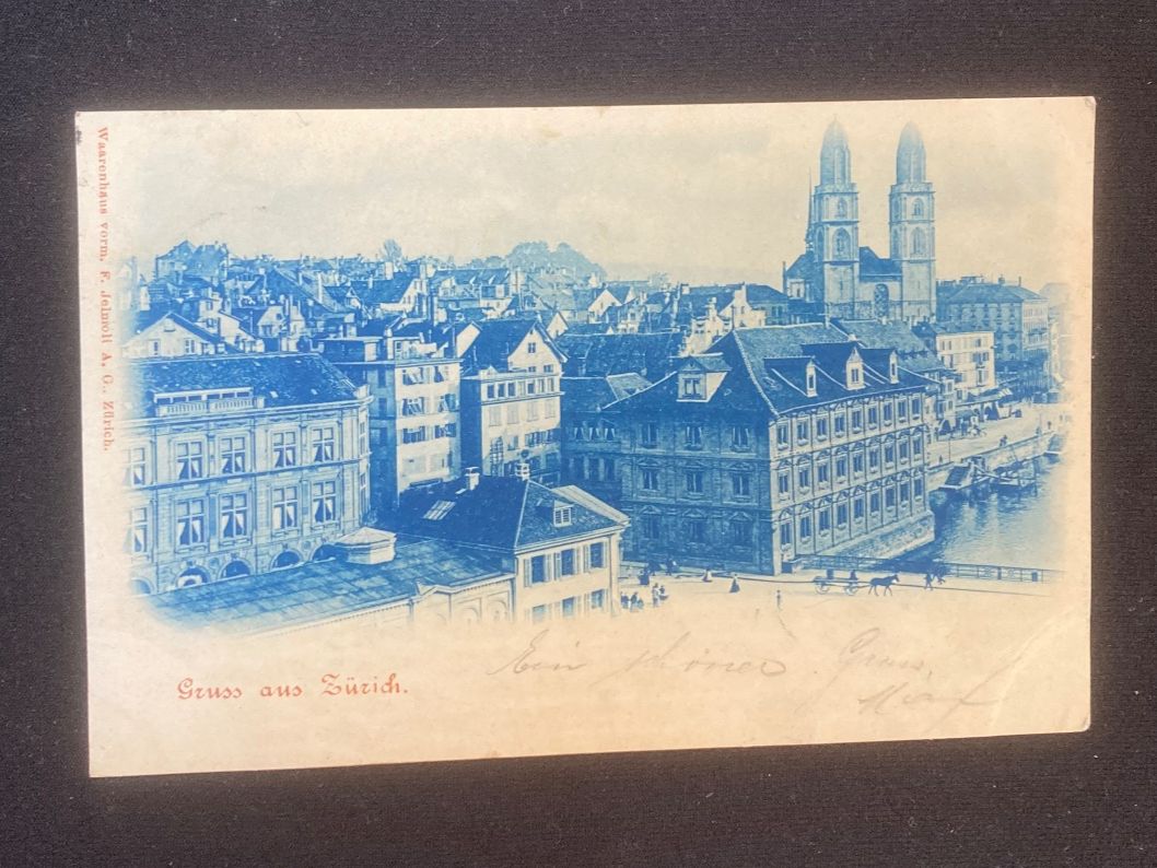 Cartoline postali: antike Postkarte  - AK  -gelaufen 1900 – Usato da zürich venduto da papalapa