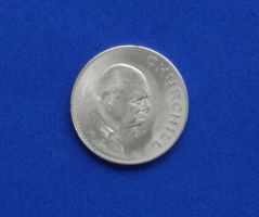 1 Crown 1965 England Churchill / Elisabeth II