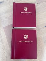 2 Briefmarken Alben Liechtenstein / 1 Leeres Album