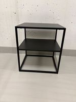 Westwing Metall-Beistelltisch schwarz (45x51x40 cm)